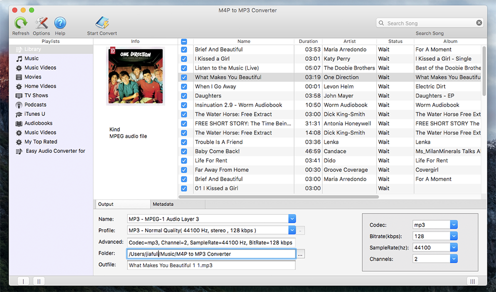 change mp4 to mp3 in itunes